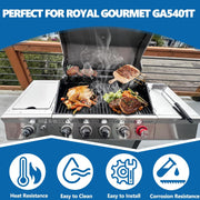 Elevated Warming Rack for Royal Gourmet GA5401T 5-Burner Gas Grills