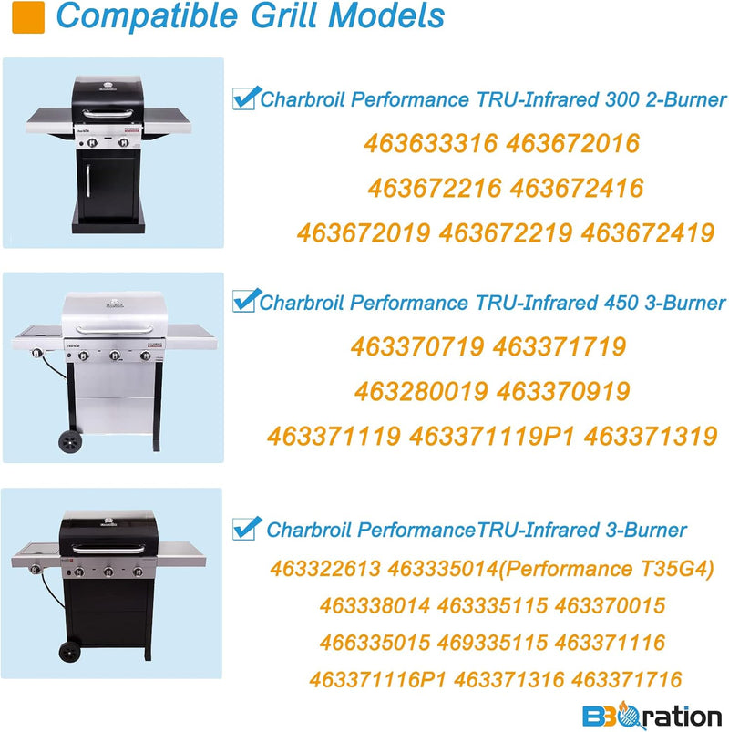 17" Grill Grate for Charbroil Performance Tru-Infrared 450 3-Burner
