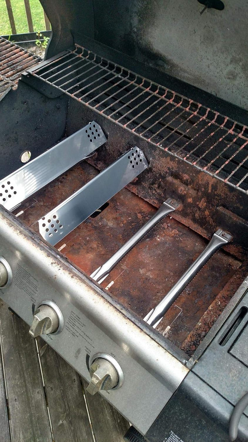 Grill Master Replacement Parts for 720-0737, 720-0769 Models - Heat Plate, Burner Shield & Flame Deflectors