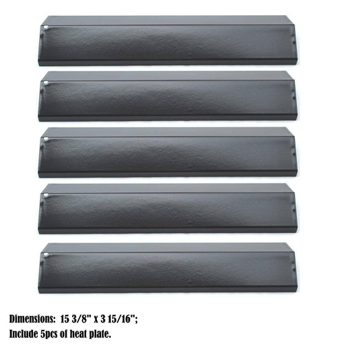 Direct store Parts DP134 (5-Pack) Porcelain Steel Heat Shield/Heat Plates Replacement Brinkmann - Grill Parts America