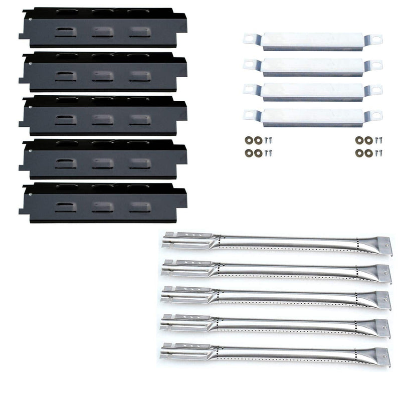 Direct store Parts Kit (5-Pack) Repair Kit Replacement 6 Burner Gas Grill Stainless Steel Burners, Crossover Tubes & Porcelain Steel Heat Plates - Grill Parts America