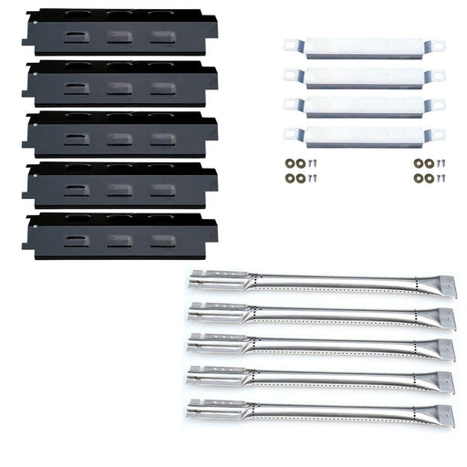Direct store Parts Kit (5-Pack) Repair Kit Replacement 6 Burner Gas Grill Stainless Steel Burners, Crossover Tubes & Porcelain Steel Heat Plates - Grill Parts America