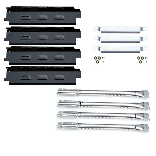Direct Store Parts Kit DG160 Replacement Charbroil 463440109 Gas Grill Repair Kit (SS Burner + SS Carry-Over Tubes + Porcelain Steel Heat Plate) - Grill Parts America
