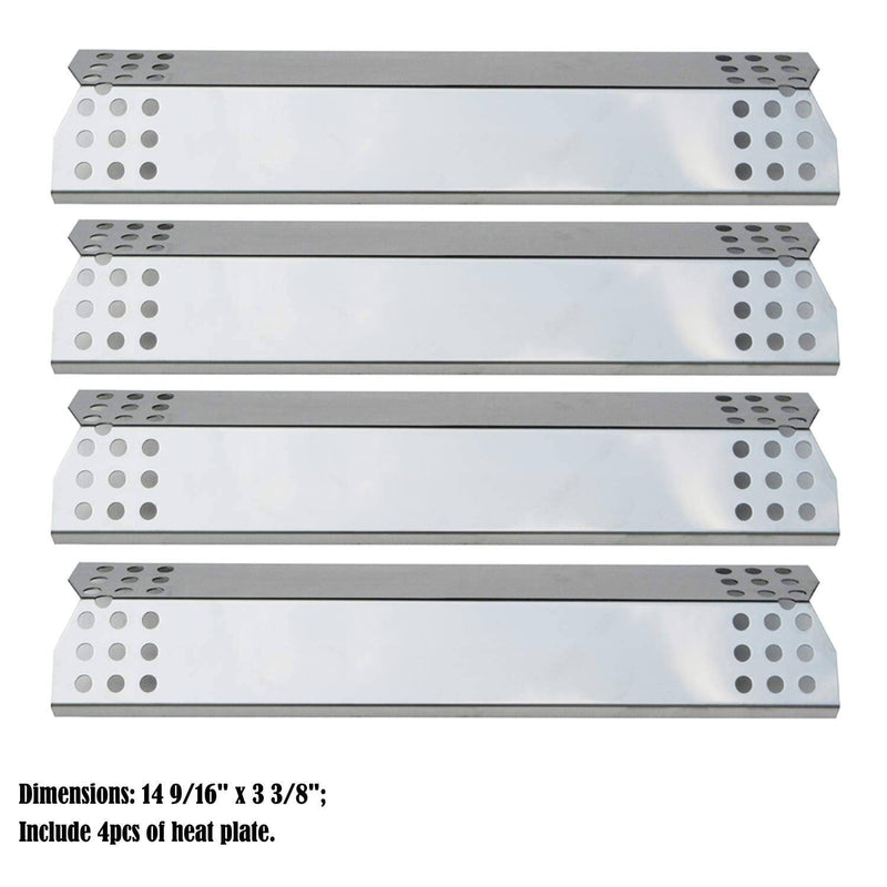 Direct store Parts DP130 (4-pack) Stainless Steel Heat Shield Nexgrill - Grill Parts America