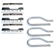 Direct Store Parts Kit ReplacementGas Grill Burner and Heat Plate - 3 Pack (Stainless Steel Burner + Stainless Steel Heat Plate) - Grill Parts America