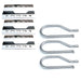 Direct Store Parts Kit ReplacementGas Grill Burner and Heat Plate - 3 Pack (Stainless Steel Burner + Stainless Steel Heat Plate) - Grill Parts America