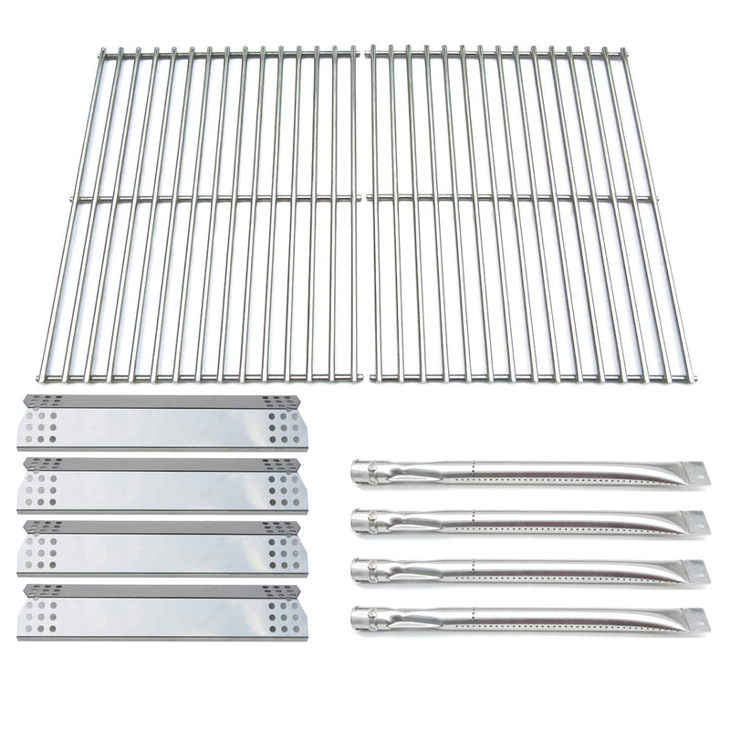 Direct Store Parts Kit (Stainless Steel Burner + Stainless Steel Heat Plate + Solid Stainless Steel Cooking Grid) - Grill Parts America
