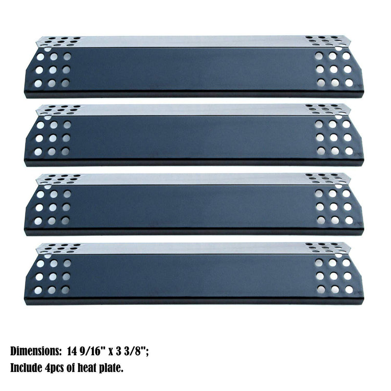 Nexgrill Direct store Parts DP129 (4-Pack) Porcelain Steel Heat Shield/Heat Plates Replacement Sunbeam - Grill Parts America