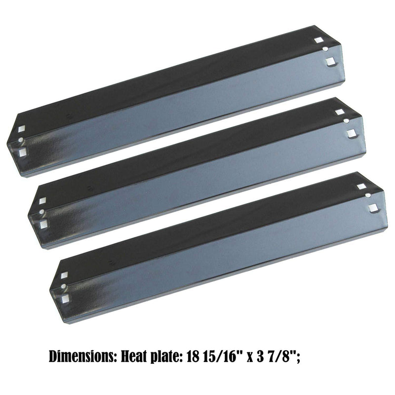 Direct Store Parts (3-Pack) Porcelain Steel Heat Plates Replacement, (Porcelain Steel Heat Plates) - Grill Parts America