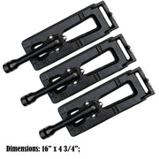 Direct Store Parts DB104 (3-Pack) Cast Iron Burner Replacement Members Mark, Sam's Club, Bakers and Chefs, Grand Hall, Gas Grill - Grill Parts America