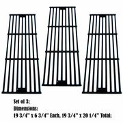 Direct Store Parts DC114 (3-Pack) Porcelain Cast Iron Cooking Grid Replacement Chargriller, King Griller Gas Grill (3) - Grill Parts America
