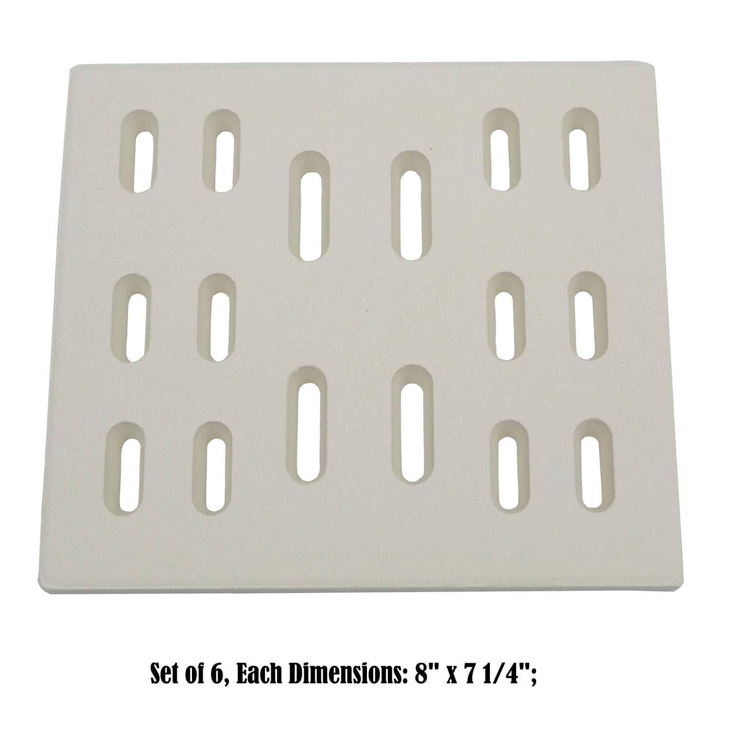 Direct store Parts DF101 (6PACK) Replacement Ceramic Radiant Flame Tam ...