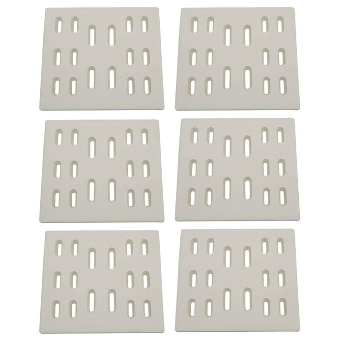 Direct store Parts DF101 (6PACK) Replacement Ceramic Radiant Flame Tamer - Grill Parts America