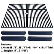 Direct Store Parts Kit DG232 Replacement Charbroil, Kenmore, Coleman,Gas Grill Repair Kit Heat Plates & Cooking Grill - Grill Parts America