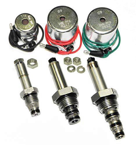 DME Mfg, MEYER Snow Plow Coil & Valve Set for E47, E57, E60, Pumps, Aftermkt, Optional 18-8 Stainless Steel Nuts Included - Grill Parts America
