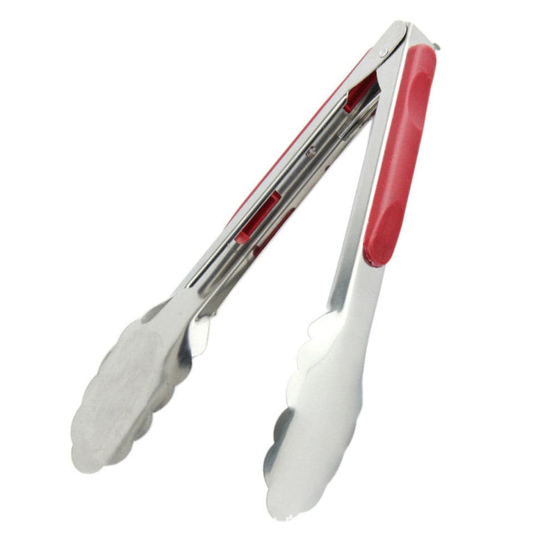 Stainless Steel BBQ Buffet Salad Tong Clip Lock Grill Food Kitchen Accessories - Grill Parts America