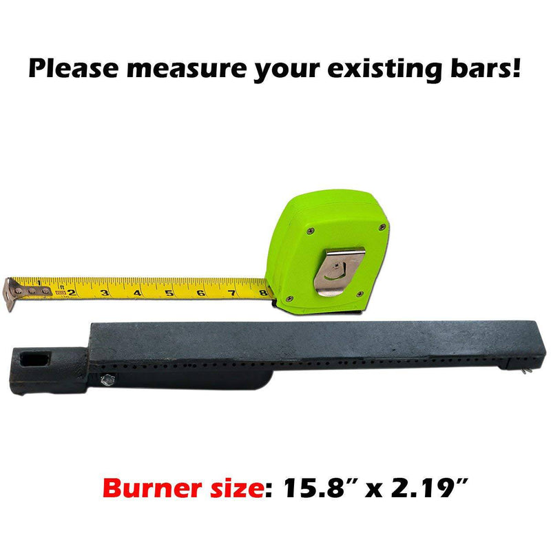 Uniflasy Cast Iron Grill Burner Replacement Parts for Jenn-Air 720-0061, 720-0061-LP, 720-0163, 720-0062-LP, Glen Canyon 720-0026 Model Grills - Grill Parts America