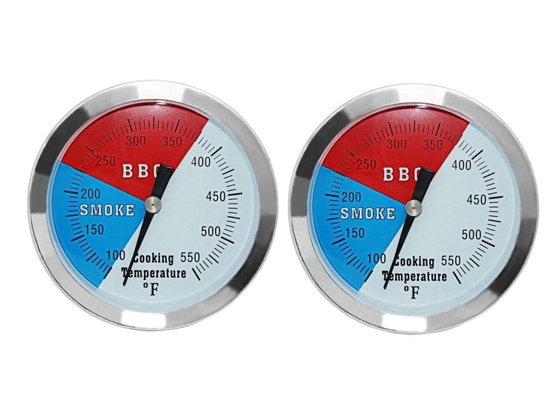 DOZYANT 3 1/8 Inch Barbecue Charcoal Grill Smoker Temperature Gauge Pit BBQ Thermometer Fahrenheit - Grill Parts America