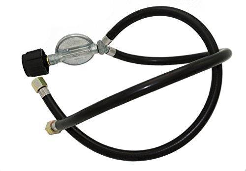 DOZYANT 2 Feet Y Splitter Two Hose Low Pressure Propane Regulator Connection Kit for Most LP LPG Gas Grill, Heater and Fire Pit Table, Fit Type 1 (QCC-1), 3/8" Flare Swivel Fitting - Grill Parts America