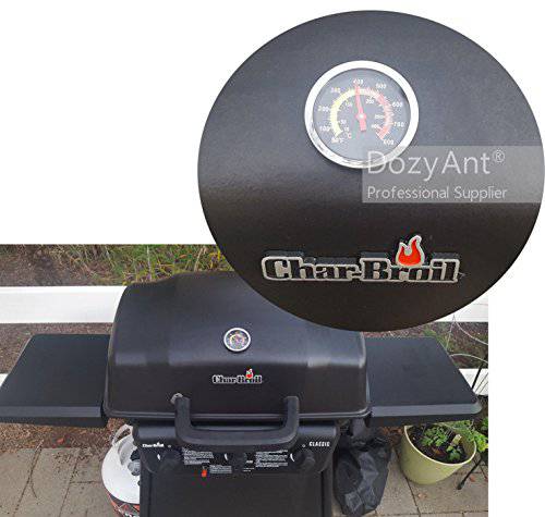 DOZYANT BBQ Barbecue Charcoal Grill Pit Wood Smoker Temperature Gauge Grill Pit Thermometer Fahrenheit for Barbecue Meat Cooking Beef Pork Lamb - Grill Parts America