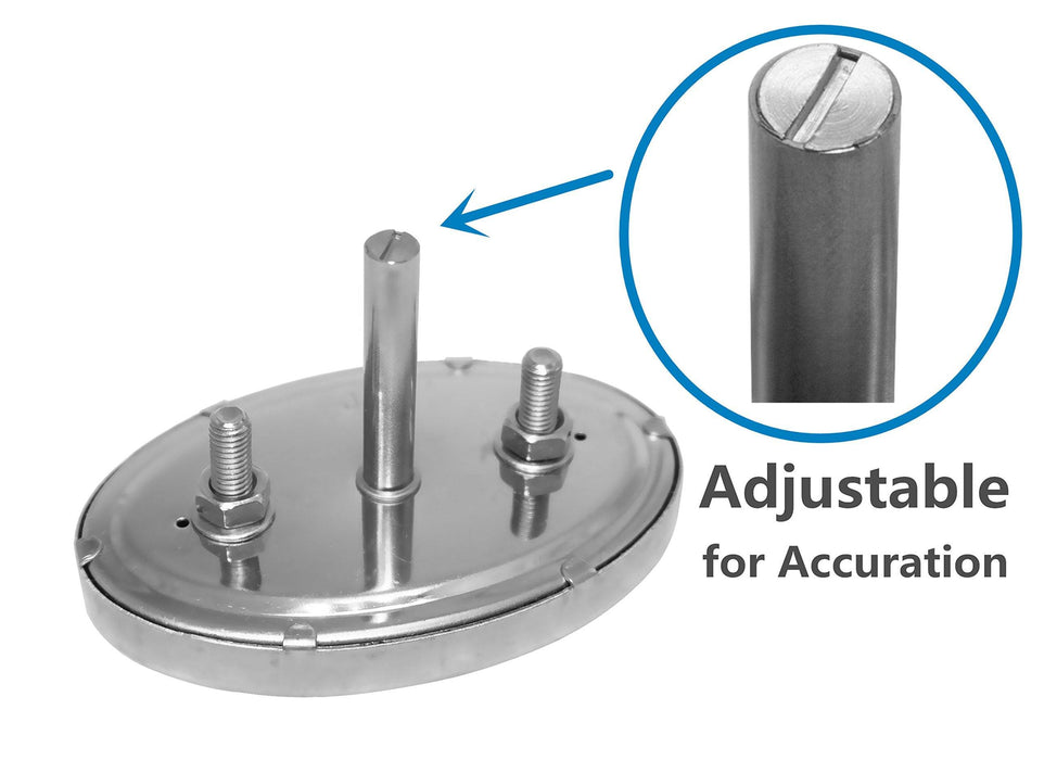 DOZYANT Stainless Steel Lid Thermometer Gas Grill Temperature Gauge Heat Indicator 22551 Nexgrill - Grill Parts America