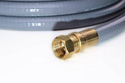 DOZYANT 12 Feet 3/8 inch ID Natural Gas Grill Hose with Quick Connect Propane Gas Hose Assembly - Grill Parts America