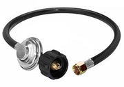 DOZYANT 2 Foot Propane Regulator and Hose QCC1 Hose and Regulator for Most LP Gas Grills 3/8" Female Flare Nut - Grill Parts America