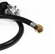 DOZYANT 2 Foot Propane Regulator and Hose QCC1 Hose and Regulator for Most LP Gas Grills 3/8" Female Flare Nut - Grill Parts America
