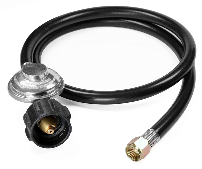 DOZYANT 3.5 Feet Propane Regulator and Hose Universal Grill Regulator Replacement Parts, QCC1 Hose and Regulator for Most LP Gas Grill, Heater and Fire Pit Table - Grill Parts America