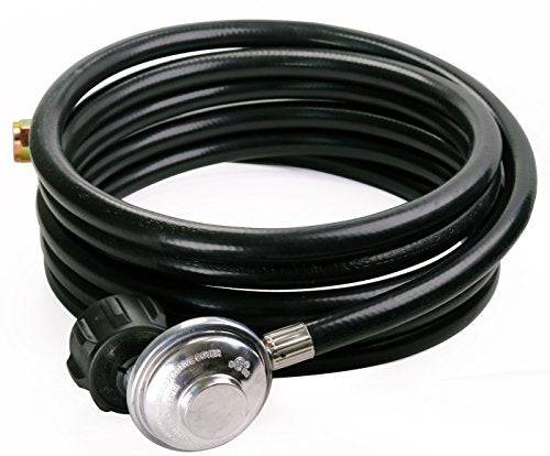 DOZYANT Vertical 12 Feet Propane Regulator and Hose Universal Grill Regulator Replacement Parts, QCC1 Hose and Regulator - Grill Parts America