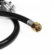 DOZYANT Vertical 2 Feet Propane Regulator and Hose Universal Grill Regulator Replacement Parts, QCC1 Hose and Regulator for Most LP Gas Grill, Heater and Fire Pit Table,3/8" Female Flare Nut - Grill Parts America