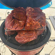Dracarys Grill Stack Rack for Big Green Egg Stainless Steel BBQ Lover Gifts Fit Large & XL Big Green Egg, Kamado Joe,18" or Bigger Diameter Grill,Increase Grilling Surface - Grill Parts America