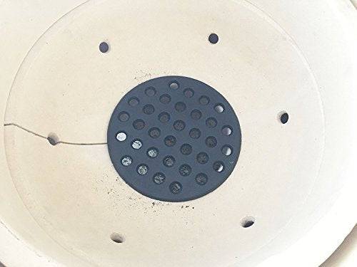 Dracarys Round Cast Iron Grate, BBQ high Heat Charcoal Plate fit for Small and Mini Big - Grill Parts America