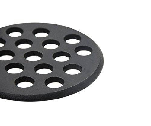 Dracarys Round Cast Iron Grate, BBQ high Heat Charcoal Plate fit for Small and Mini Big - Grill Parts America