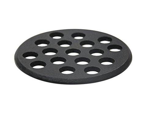 Dracarys Round Cast Iron Grate, BBQ high Heat Charcoal Plate fit for Small and Mini Big - Grill Parts America