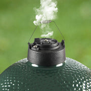 Dracarys Cast Iron Vented Chimney Cap for Big Green Egg Dual Function Metal Top - Grill Parts America