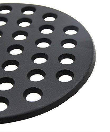 Dracarys Round cast Iron fire Grate, BBQ high Heat Charcoal Plate for Large Big Green Egg - Grill Parts America