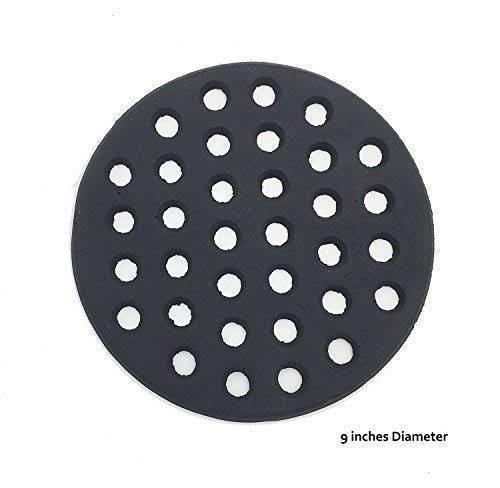 Dracarys Round cast Iron fire Grate, BBQ high Heat Charcoal Plate for Large Big Green Egg - Grill Parts America