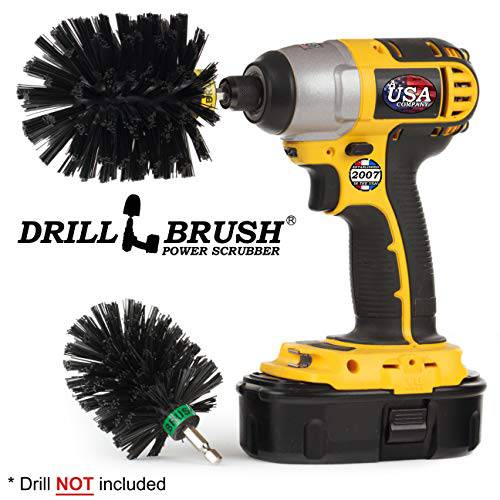 Grill Brush - Grill Cleaner - BBQ Grill Accessories - Grill Scraper - Wire Brush Attachment Alternative - Oven Rack Cleaner - BBQ Tools - Rust Removal - Loose Paint - Graffiti Removal Stone, Concrete - Grill Parts America