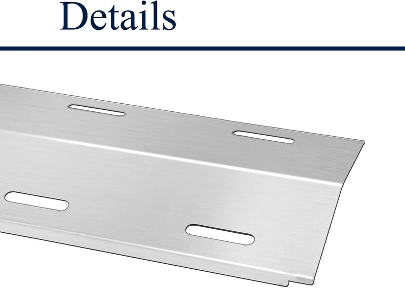 16 7/8" X 6 9/16" BBQ Gas Grill Replacement Parts, Stainless Steel Grill Heat Plates Shield Heat Tent Burner Cover for Ducane 30400040, 30400042, 30400043, 30400045, 30558501, S5200, 3-Pack