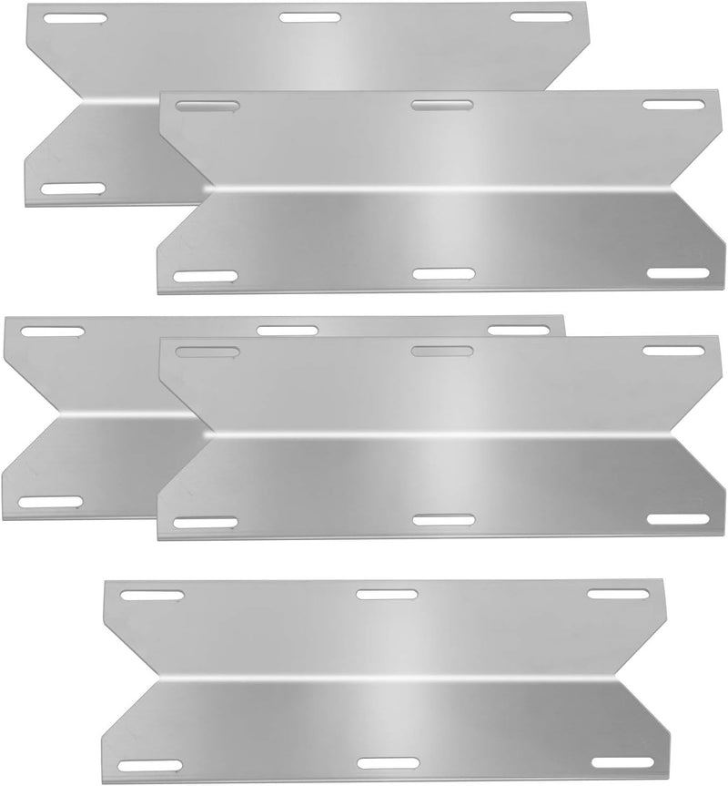 BBQ Gas Grill Replacement Parts, Stainless Steel Heat Plates Heat Tent Shield Burner Cover Kit for Jenn-Air 720-0062, Members Mark 720-0586A, Nexgrill 720-0063, Costco Kirland, 17 3/4" X 6 3/8"