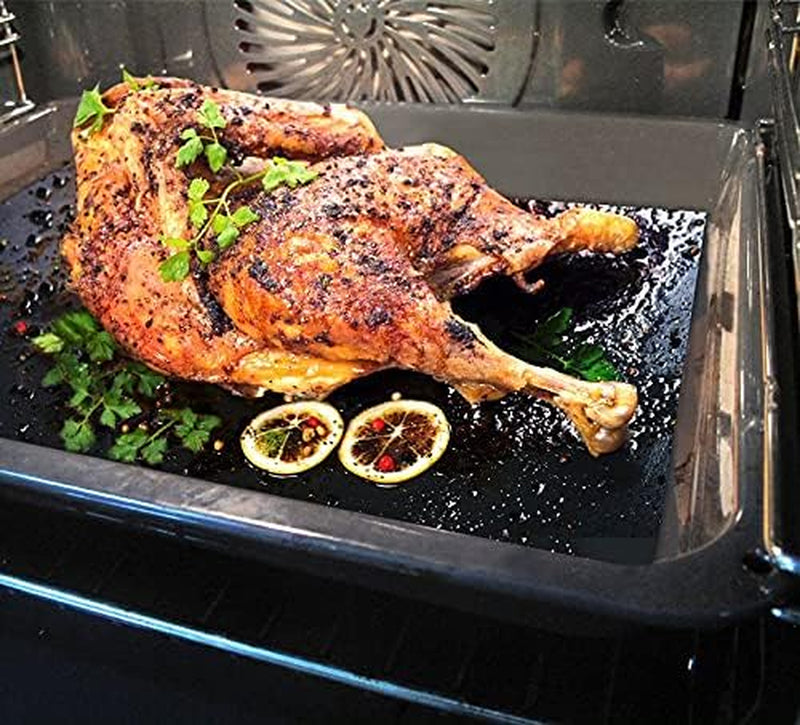 100% Non-Stick BBQ Grill Mat, 5 Pieces, Temperature Resistant -100F to +500F, Reusable and Dishwasher Safe