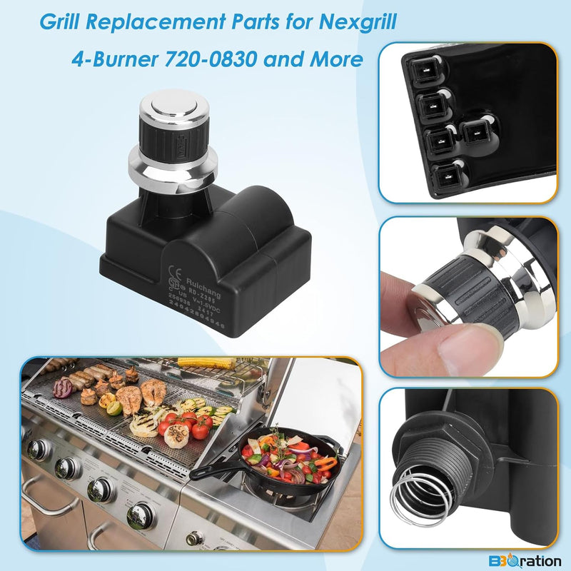 DHL-128-5Q Grill Igniters for Nexgrill 4 Burner 720-0830 720-0830H
