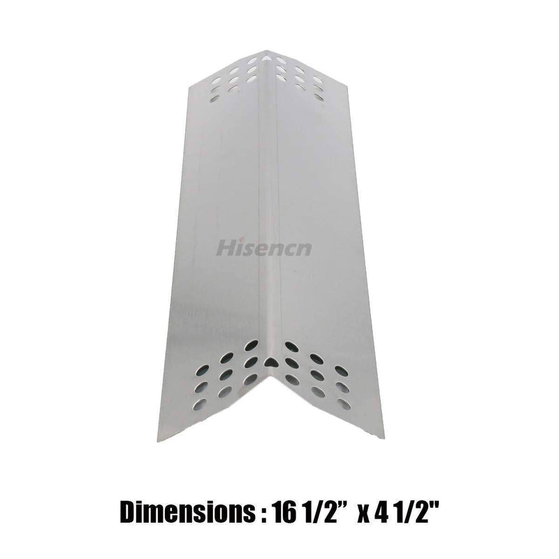 Edegemaster Set of 3PCS Stainless Steel Heat Plate for Kitchen Aid 720-0787D, 720-0819, Nexgrill 720-0819 - Grill Parts America