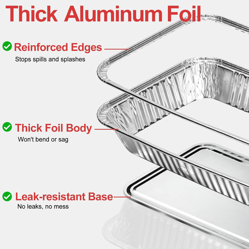 20 Pack Drip Pans Liners for Most Monument Grills 24367 13762 Accessories