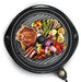 Elite Gourmet EMG-980B Smokeless Electric Tabletop Grill 14", Black - Grill Parts America