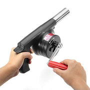 Esweny Outdoor Hand Crank Fan Air Blower Grill Picnic Camping Stove Accessories for Barbecue Fire Bellows Hand Crank Tool - Grill Parts America