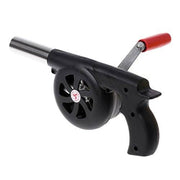 Esweny Outdoor Hand Crank Fan Air Blower Grill Picnic Camping Stove Accessories for Barbecue Fire Bellows Hand Crank Tool - Grill Parts America
