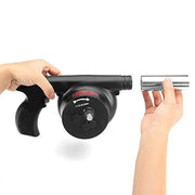 Esweny Outdoor Hand Crank Fan Air Blower Grill Picnic Camping Stove Accessories for Barbecue Fire Bellows Hand Crank Tool - Grill Parts America