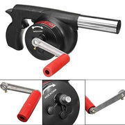 Esweny Outdoor Hand Crank Fan Air Blower Grill Picnic Camping Stove Accessories for Barbecue Fire Bellows Hand Crank Tool - Grill Parts America